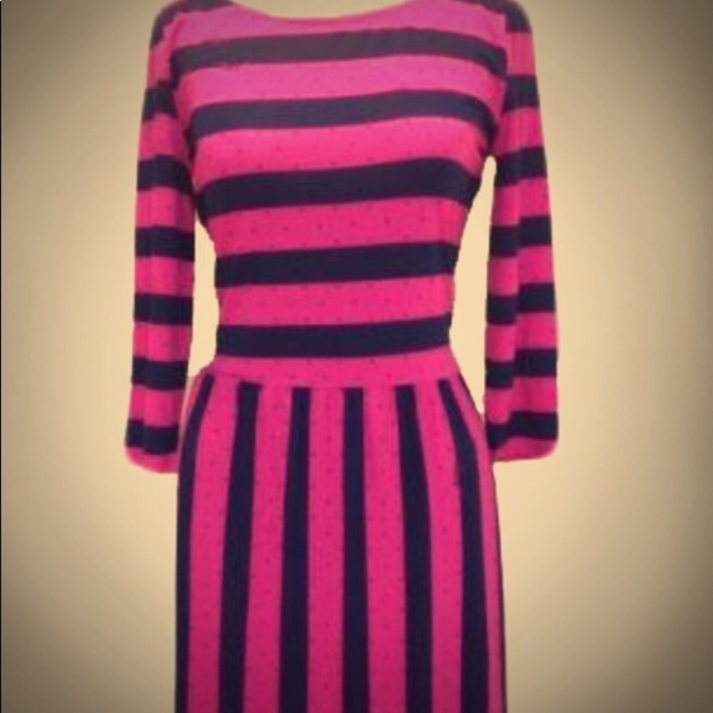 Lilly Pulitzer Mambo Pink Polka Dot Stripe-small
